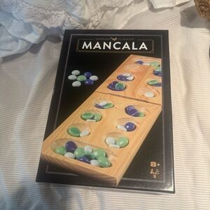 Mancala Game with Multicolor Stones